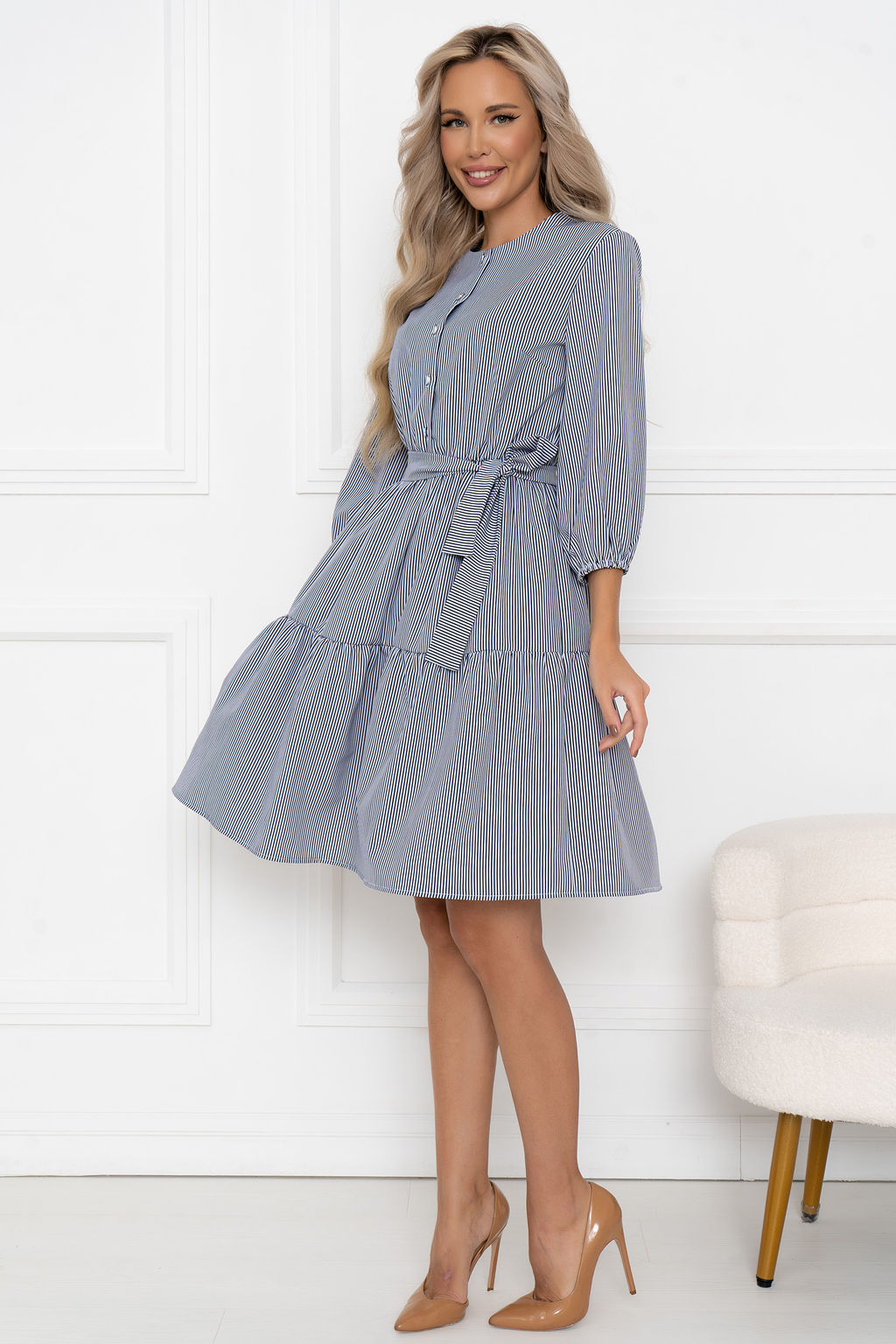 Платье Open Style 6409 джинс