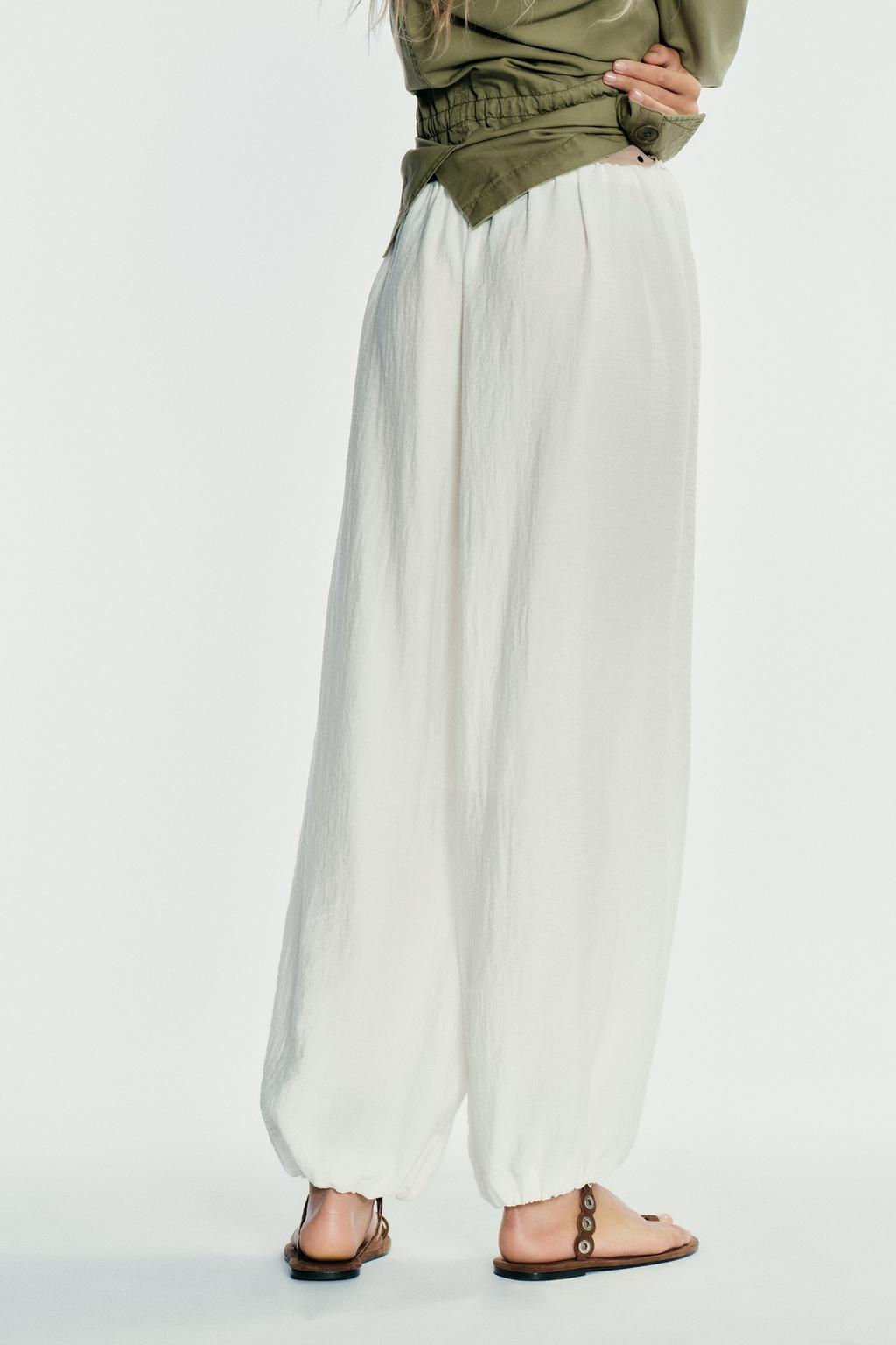 FLOWING BALLOON TROUSERS - Zara фото 5