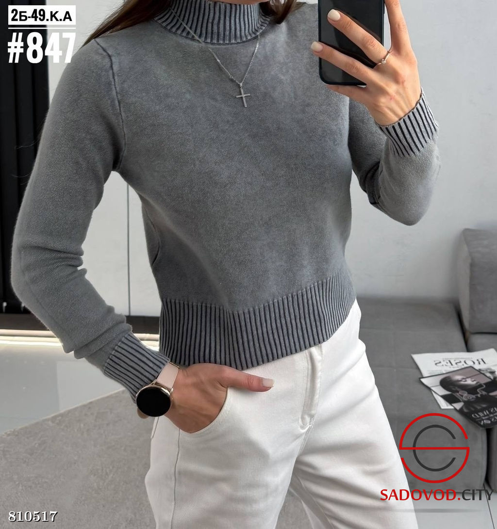 Свитер женский однотонный - Bruno фото 2