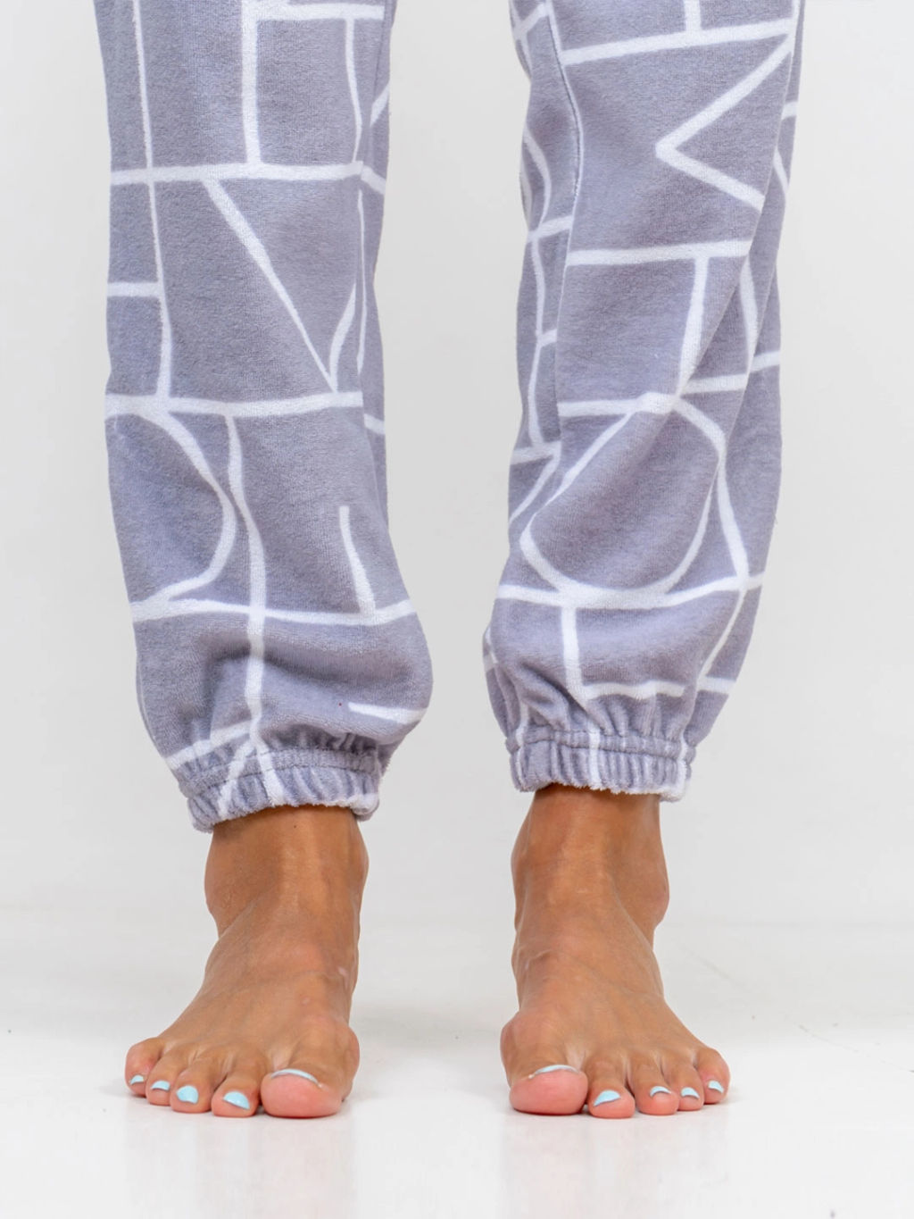 Костюм женский, цвет серый белый - Барболета фото 4