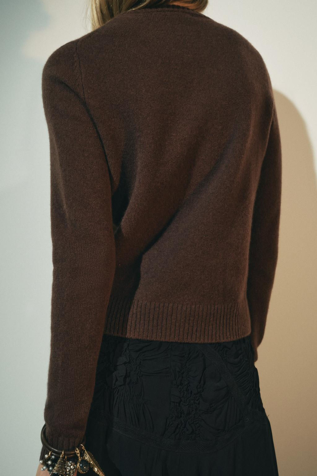 BASIC 100% WOOL SWEATER - Zara фото 5