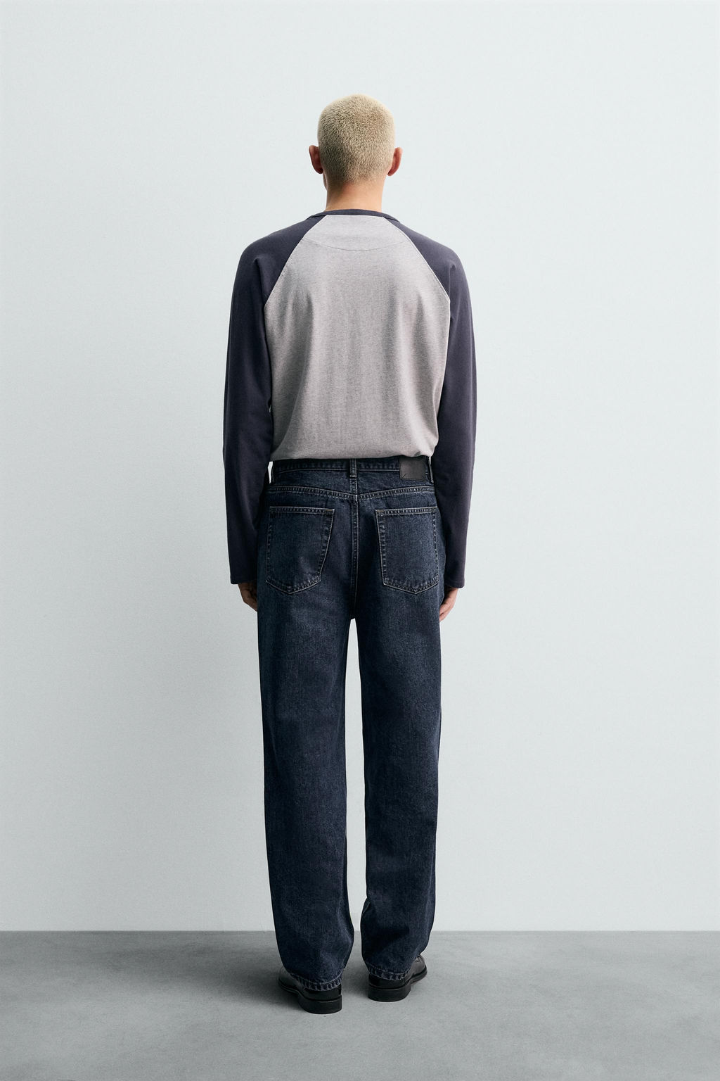 COTTON-WOOL STRAIGHT-LEG JEANS - Zara фото 3