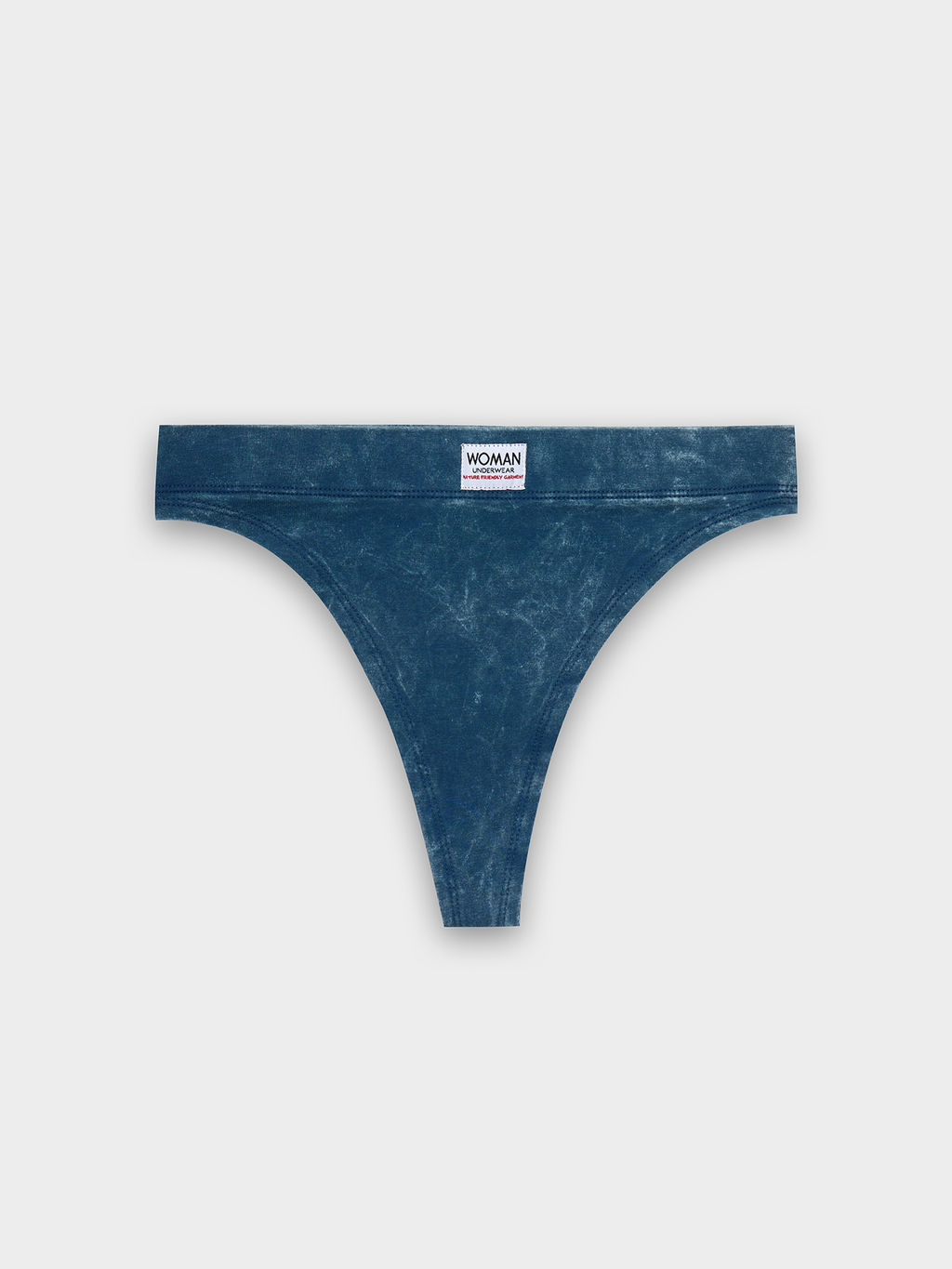 Цена за 2 штуки! Трусы бразилиана женские синий с обработкой эйсид - Mark formelle фото 8