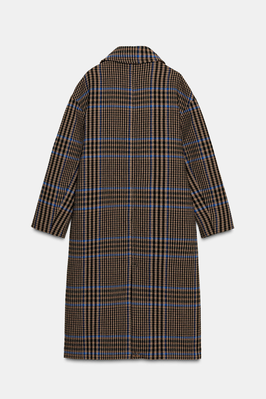OVERSIZED CHECK COAT - Zara фото 3