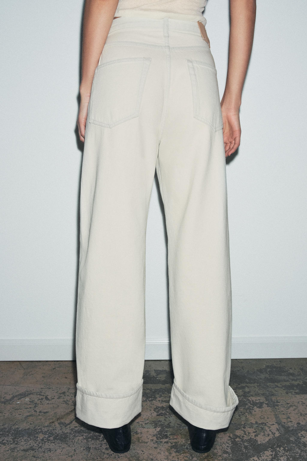 JEANS ZW COLLECTION BAGGY TIRO MEDIO / Azul claro - Zara фото 6