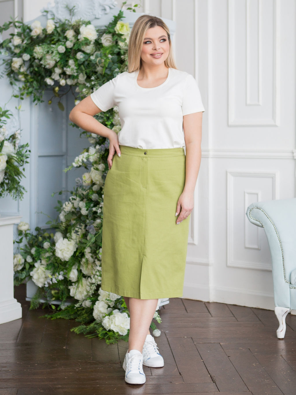 Юбка 1332 лайм - Novita фото 5