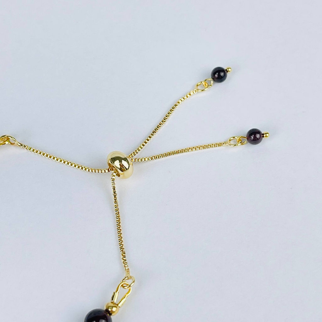 Браслет регулируемый из Граната от 16 см