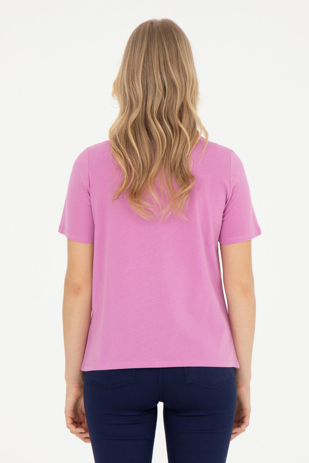 Женская фиолетовая футболка - U.s. polo assn фото 11