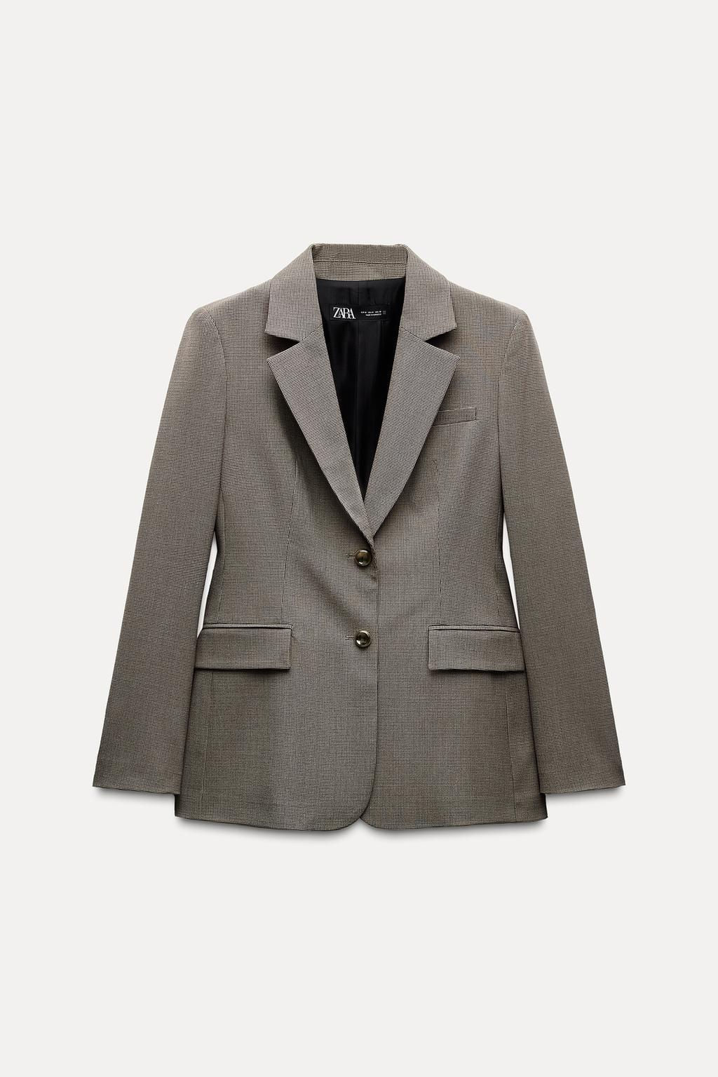 HOUNDSTOOTH BLAZER - Zara фото 6