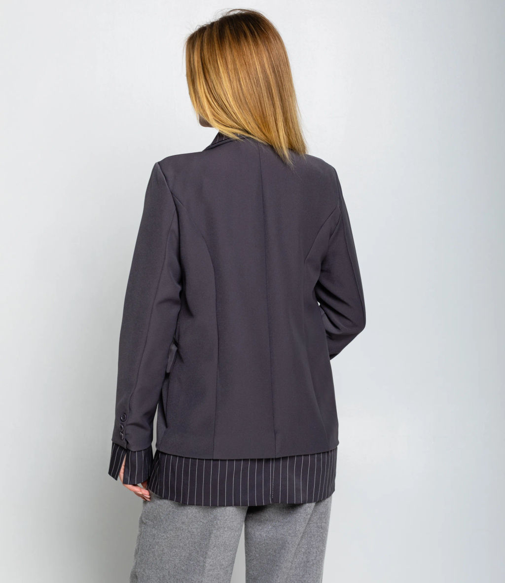 Пиджак #КТ926 (4), графит - Dommod фото 3