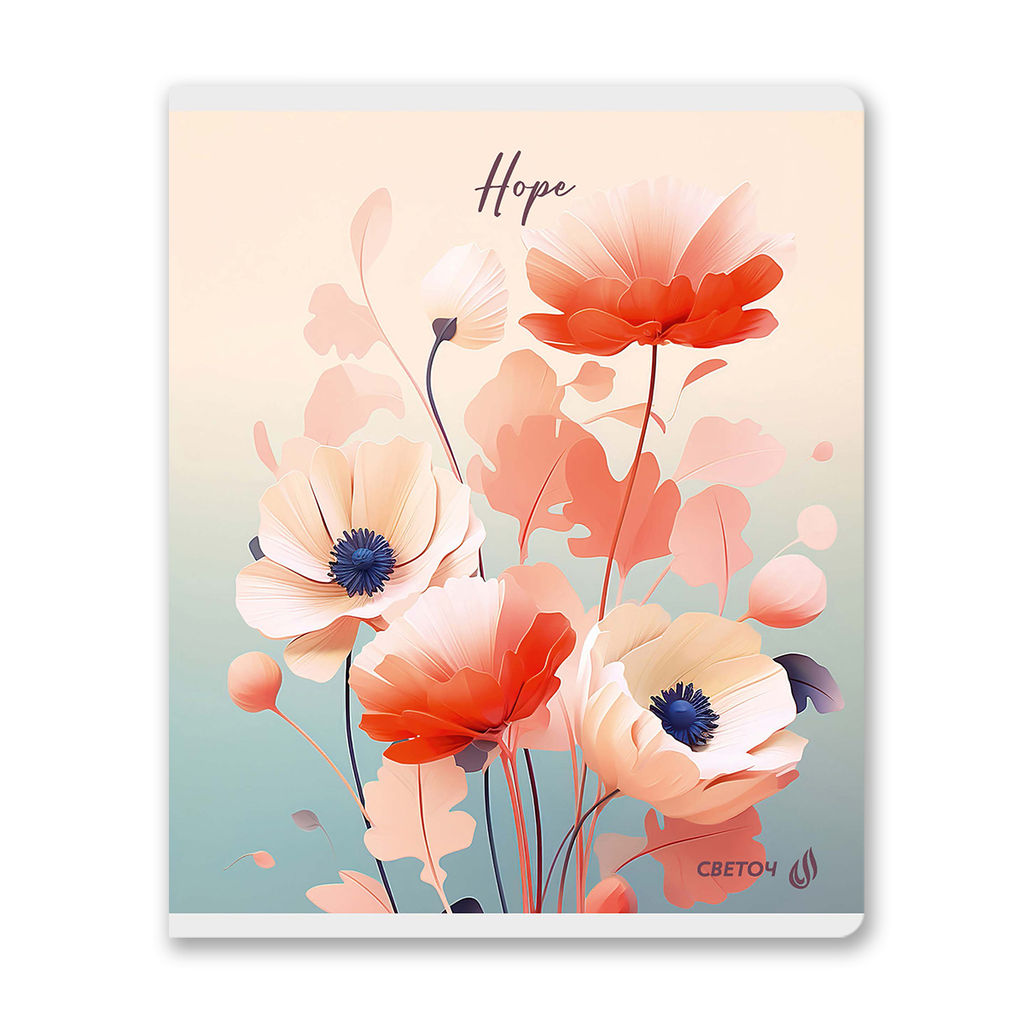 Светоч Т78 Тетрадь ученическая общая, матовый сплошной лак+запечат.титул лист A5 80 л. на скобе 65 г/кв.м , белизна 100 % 5 шт. клетка 01124 Вдохновенье фото 5