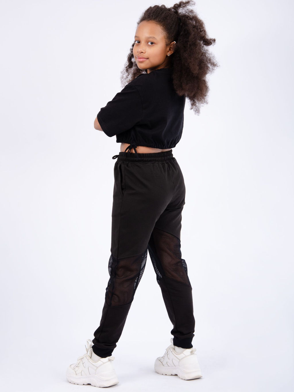 Брюки "БД-18" сетка, футер с лайкрой (М)