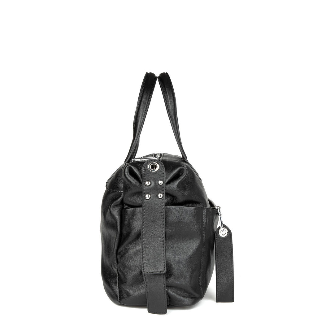 C0454H black, женская кожаная сумка "Тоут", Barcelo Biagi