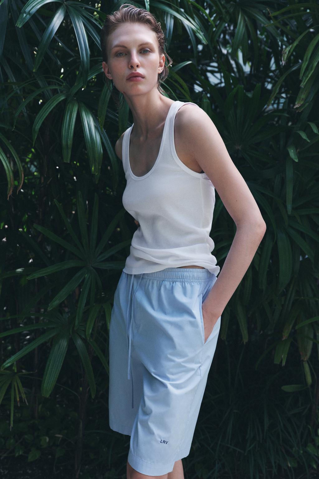 COTTON PYJAMA BERMUDA SHORTS - Zara фото 4