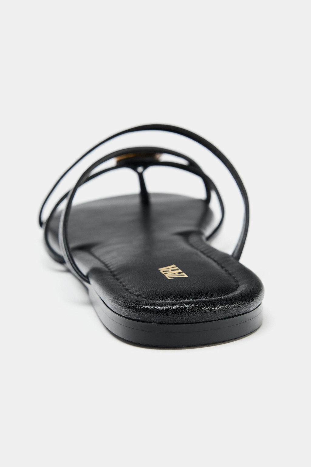 SANDALIA PLANA MULTI TIRAS / Negro - Zara фото 6