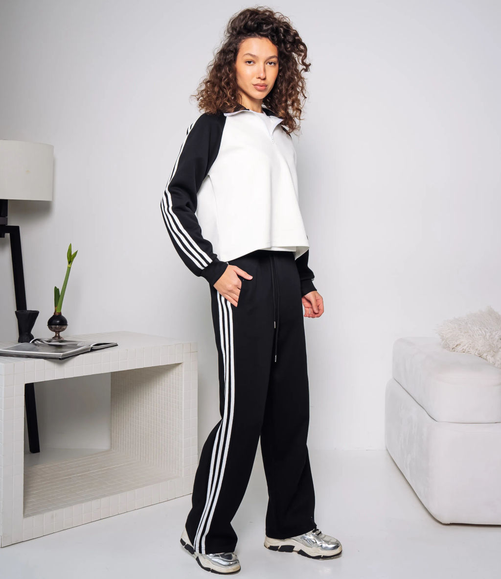 Спортивный костюм тройка #КТ9003 (6), чёрный