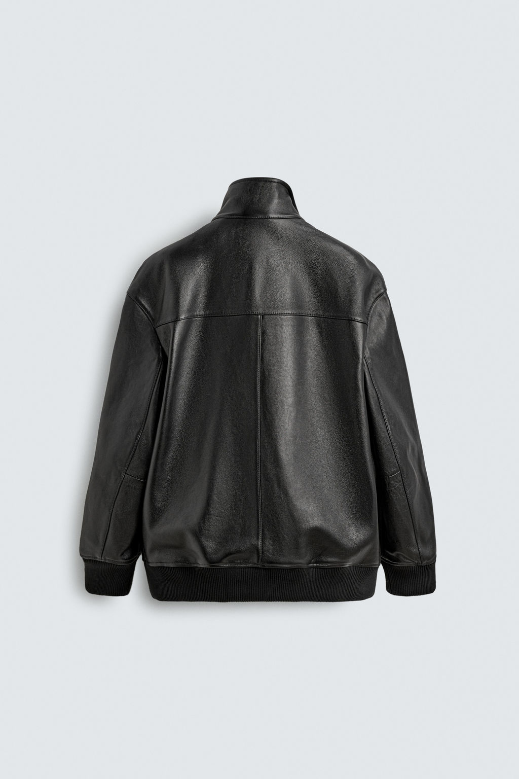 RELAXED FIT LEATHER JACKET ORIGINS - Zara фото 16
