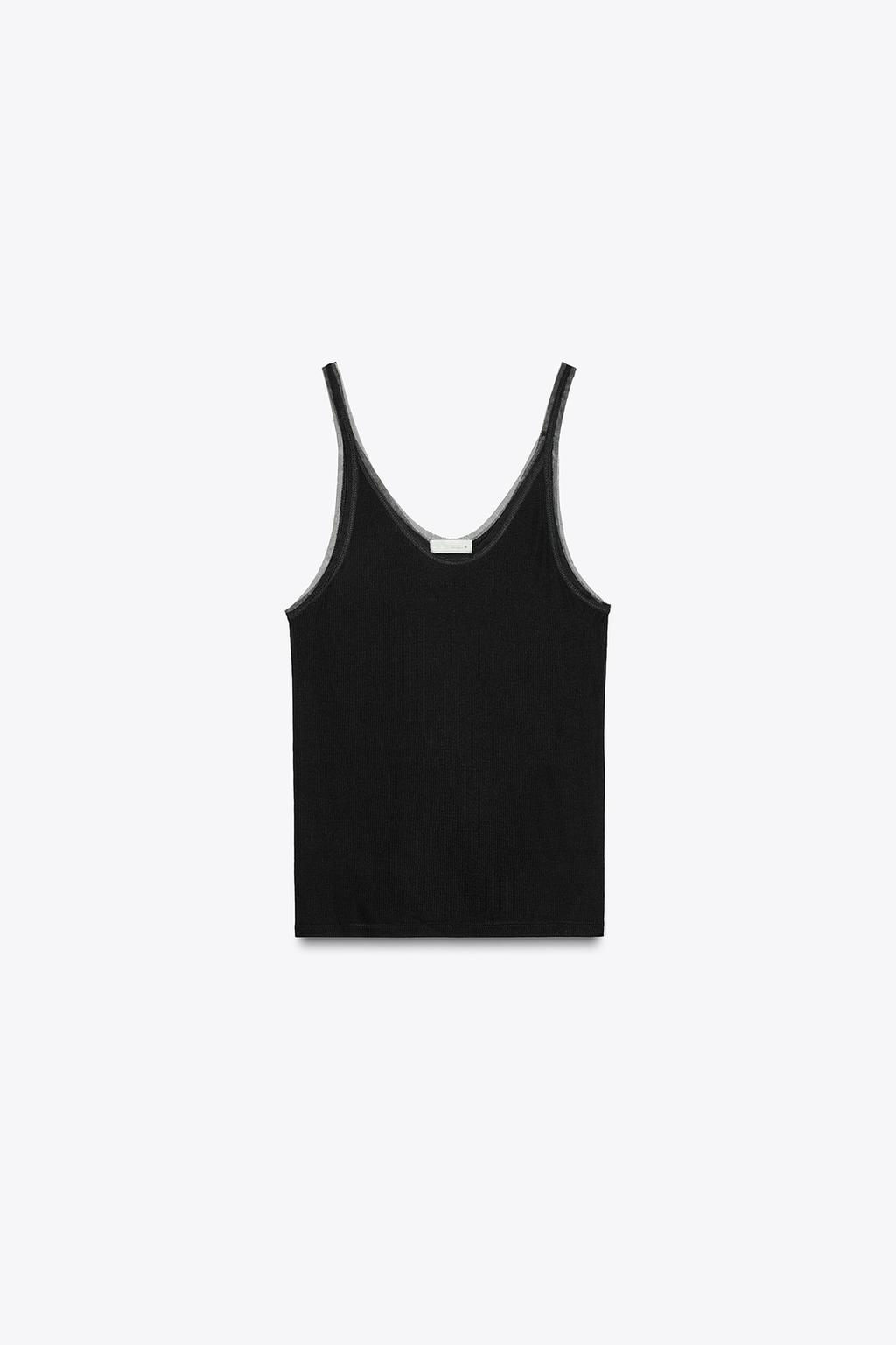 TULLE COMBINATION T-SHIRT - Zara фото 6