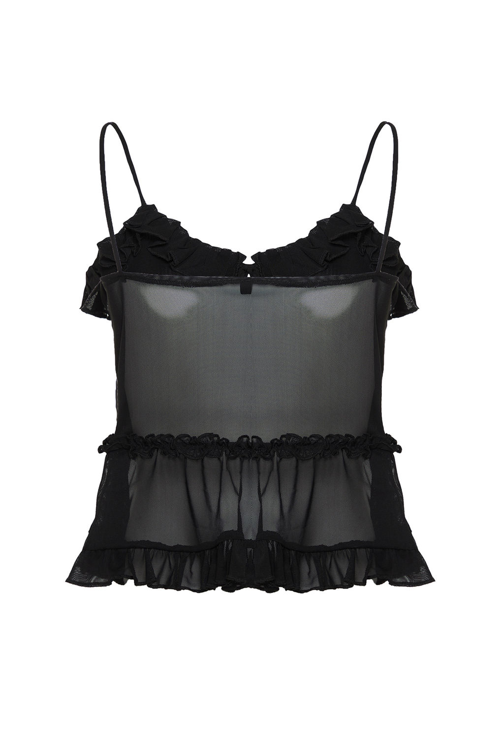 Siyah Regular/Normal Kal?p Tul Baglama Detayl? Ask?l? Esnek Orme Bluz TWOSS24BZ00078 - Trendyolmilla фото 8