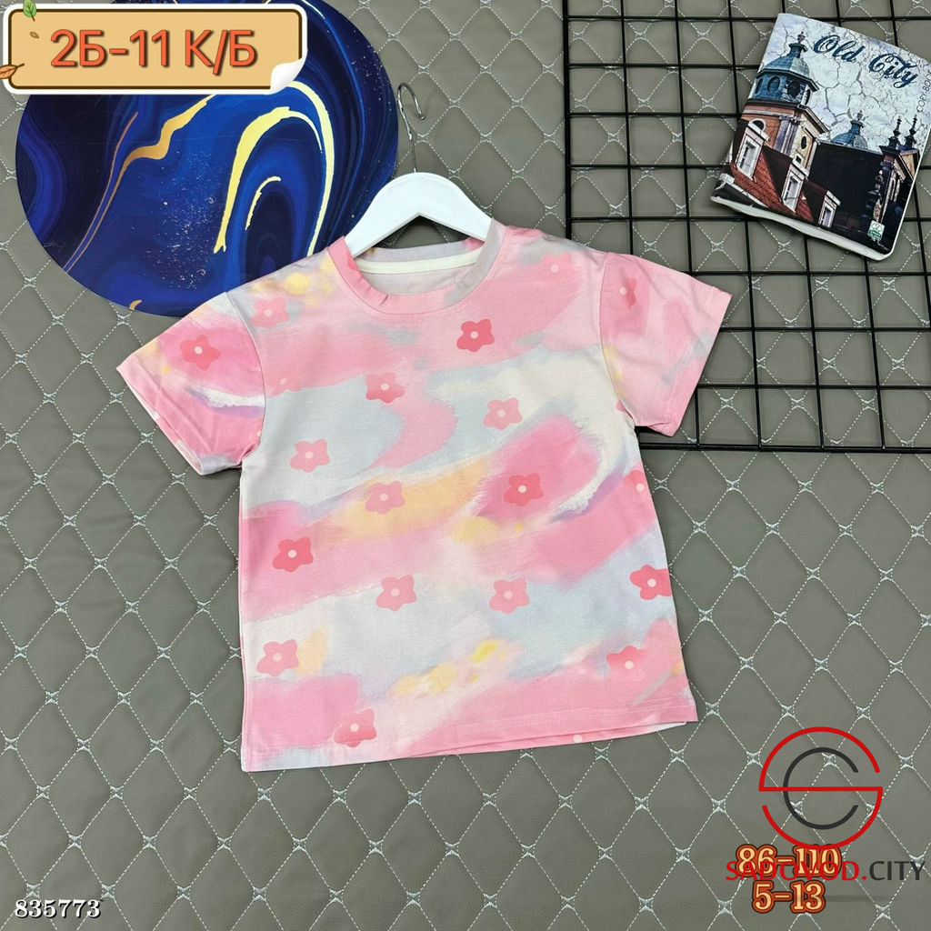 Футболка для девочки с рисунком