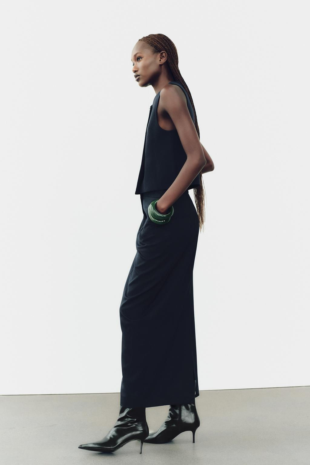 PLAIN KNIT CROP TOP - Zara фото 9