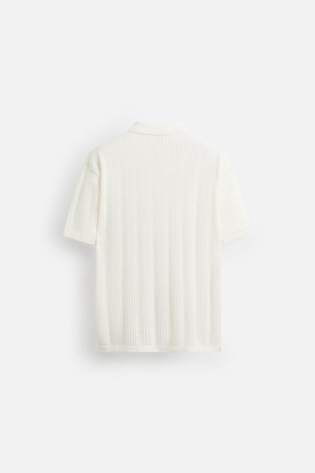 OPENWORK KNIT SHIRT