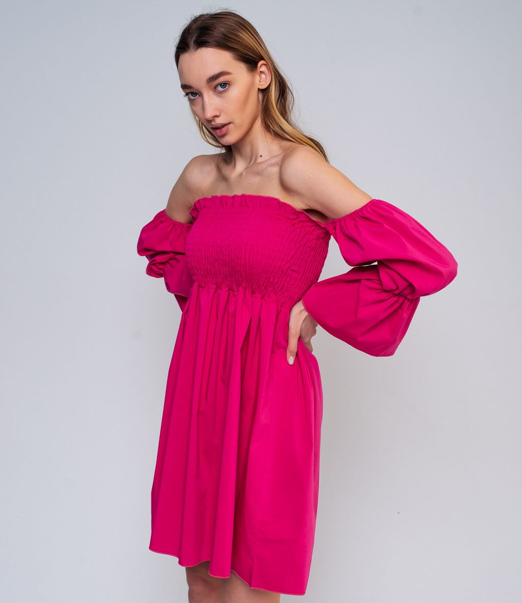 Платье #ОБШ1769, фуксия