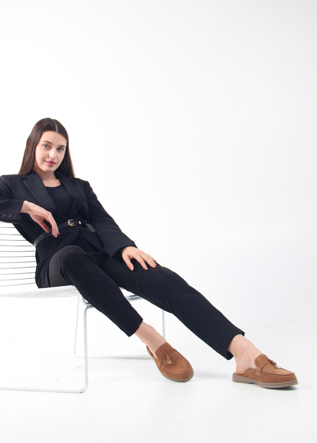 Мюли 1070.2614be. светло коричневая замша