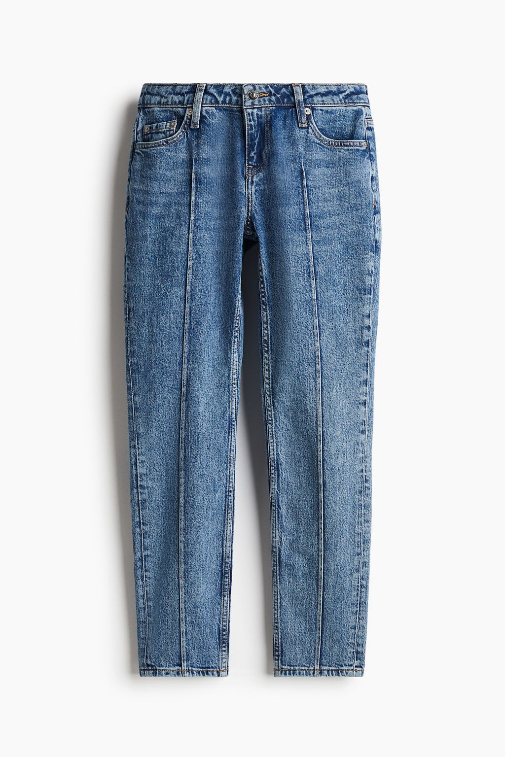Slim Straight Low Ankle Jeans - H&m фото 5