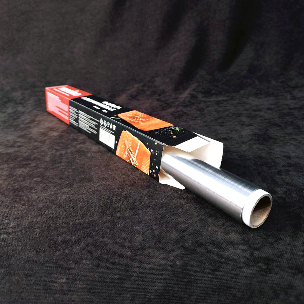 Фольга алюминиевая пищевая Tesoro 29 см, 10м, 9мкм арт. FOL291009, НЕВА ВЫВОД