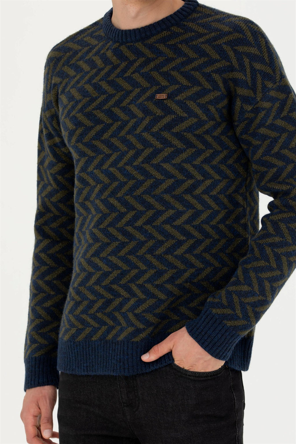 Мужской темно-синий свитер - U.s. polo assn фото 13