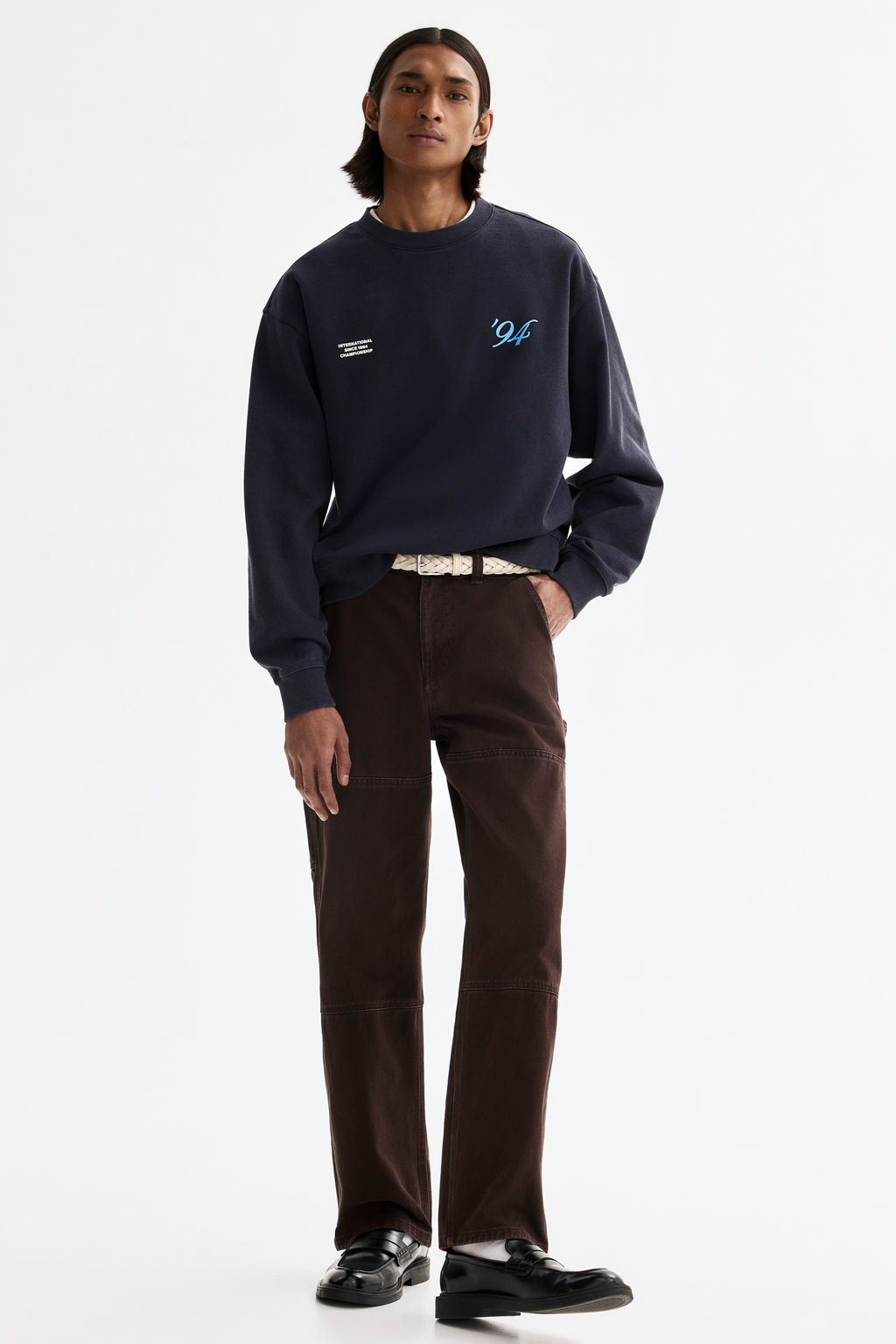 Sudadera con motivo estampado Loose Fit - H&m фото 7