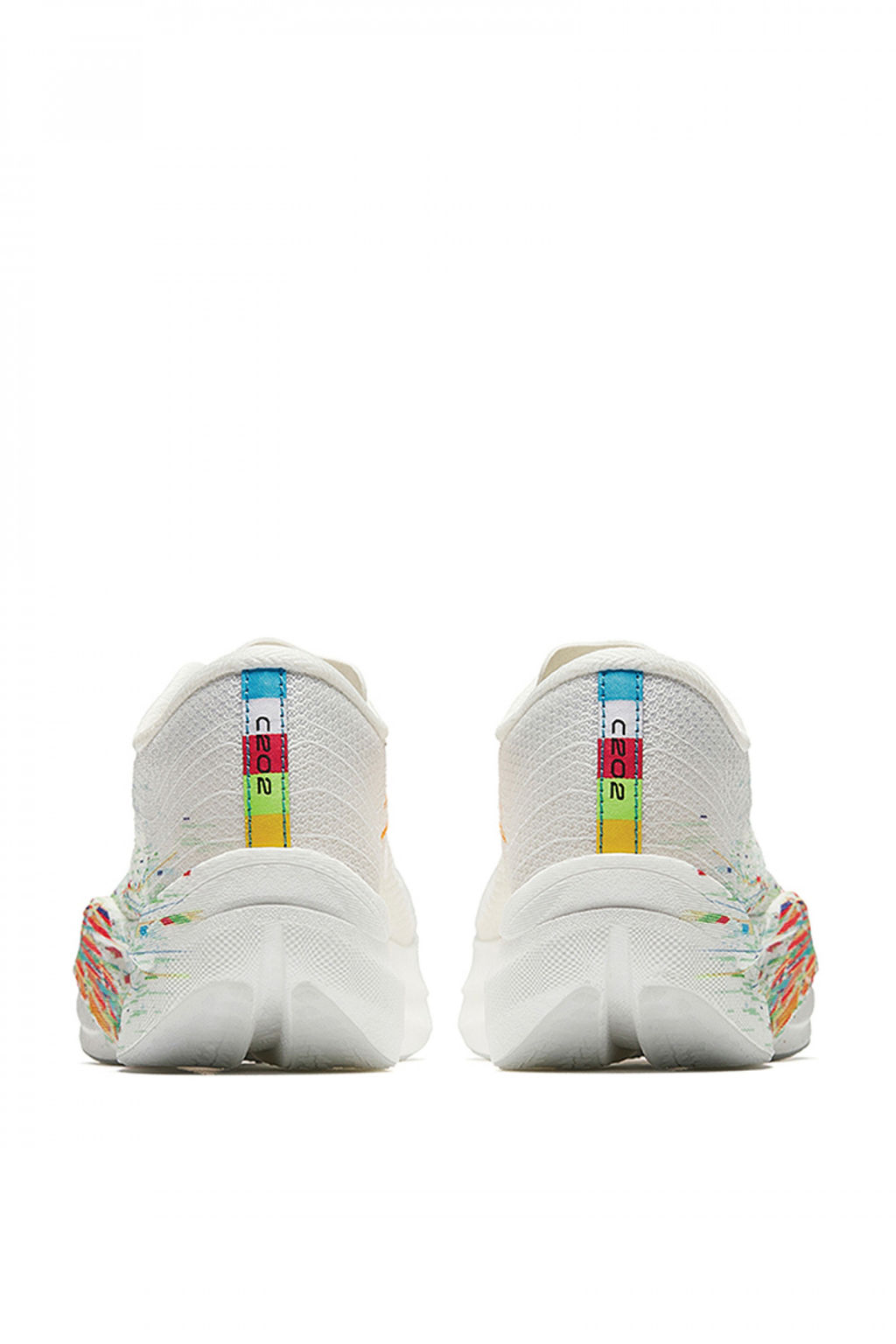 Кроссовки для бега Белый/Неоново-оранжевый/Зеленый - Anta фото 8