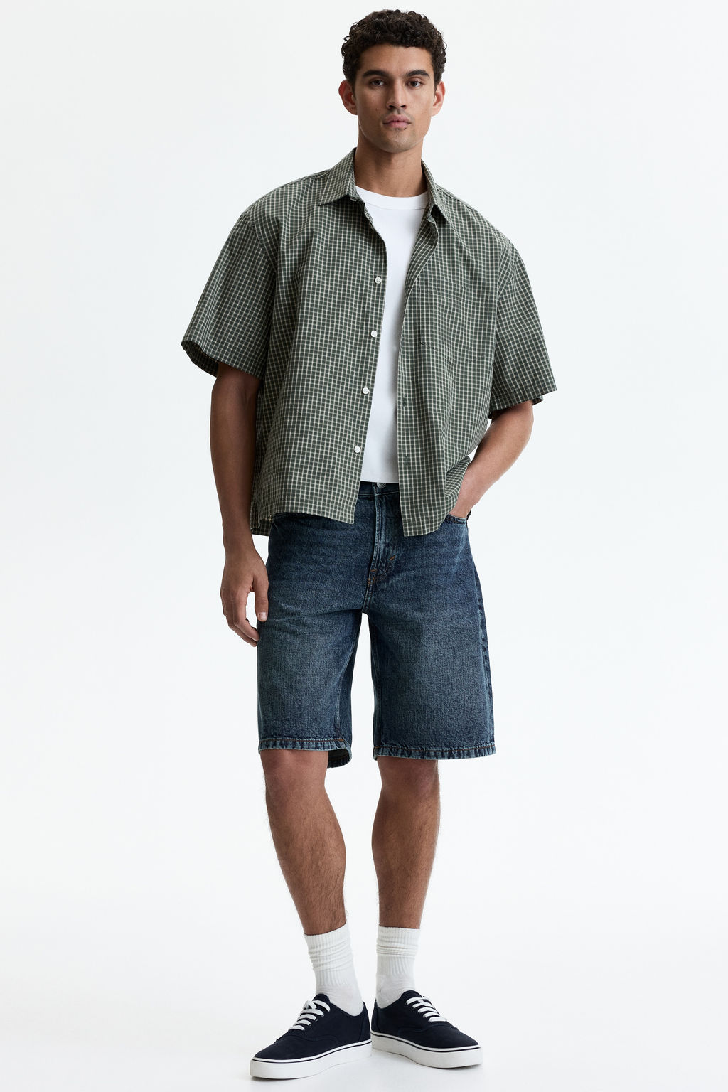 Bermudas vaqueras Relaxed - H&m фото 7