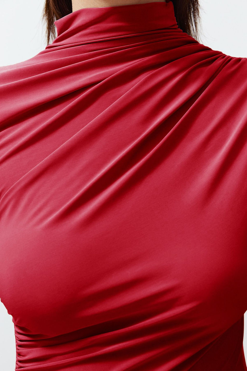 Trendyolmilla Siyah Buzgulu Kare Yaka Vucuda Oturan Esnek Orme Bluz TWOSS24BZ00487 фото 6