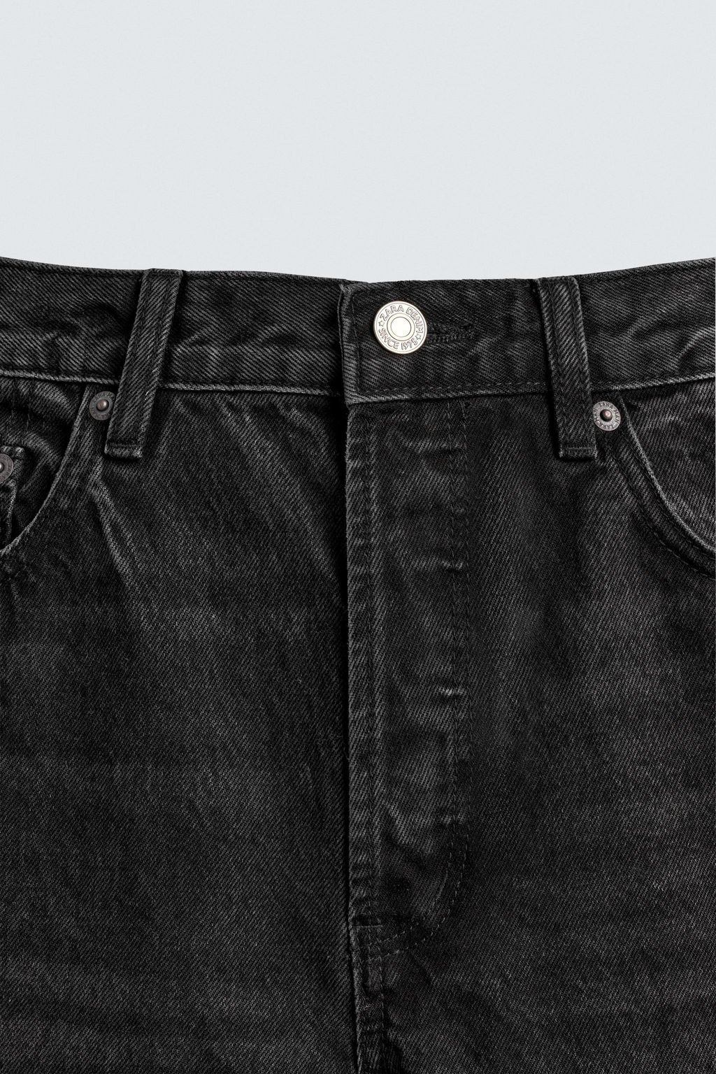 JEANS SLIM CROPPED FIT / Carb?n - Zara фото 9