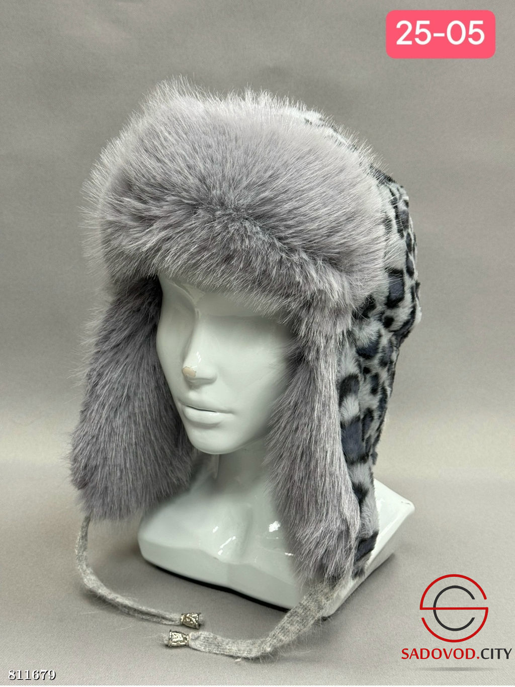 Шапка ушанка женская с мехом - Bruno фото 6