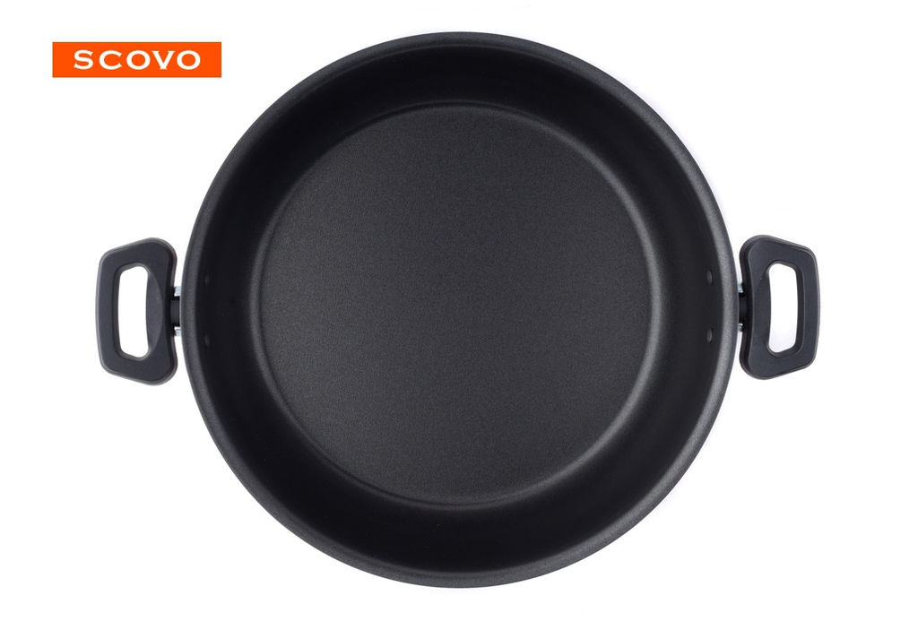 АП_Жаровня ЭКСПЕРТ глубокая d260 2руч. ст.крышка (бордо) арт.СЭ-013 Демидовский