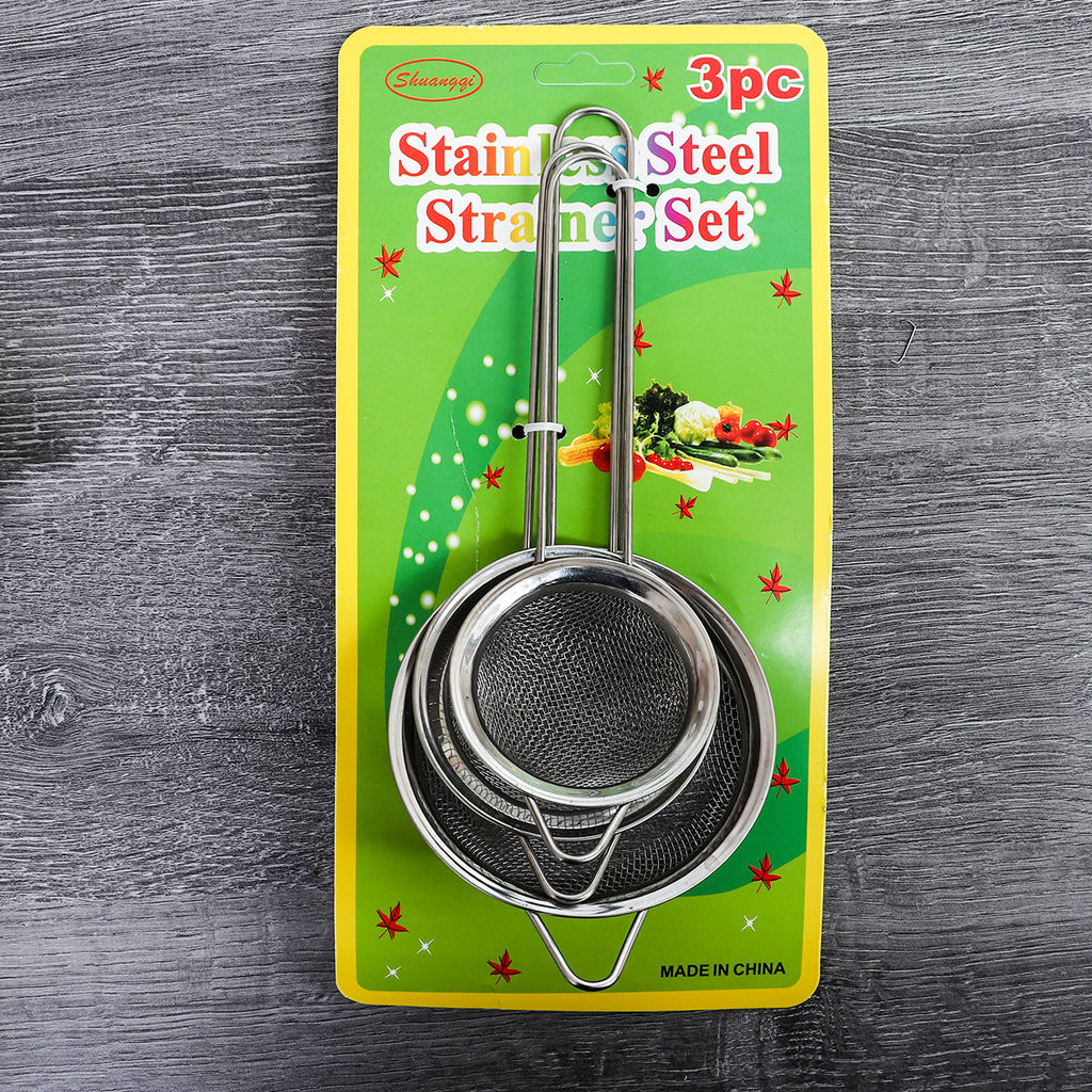 Сито 3 предмета 7*8,5*10 см / HW-07810 /уп 144/d=7/8,5/10 - Галеонтрейд фото 3