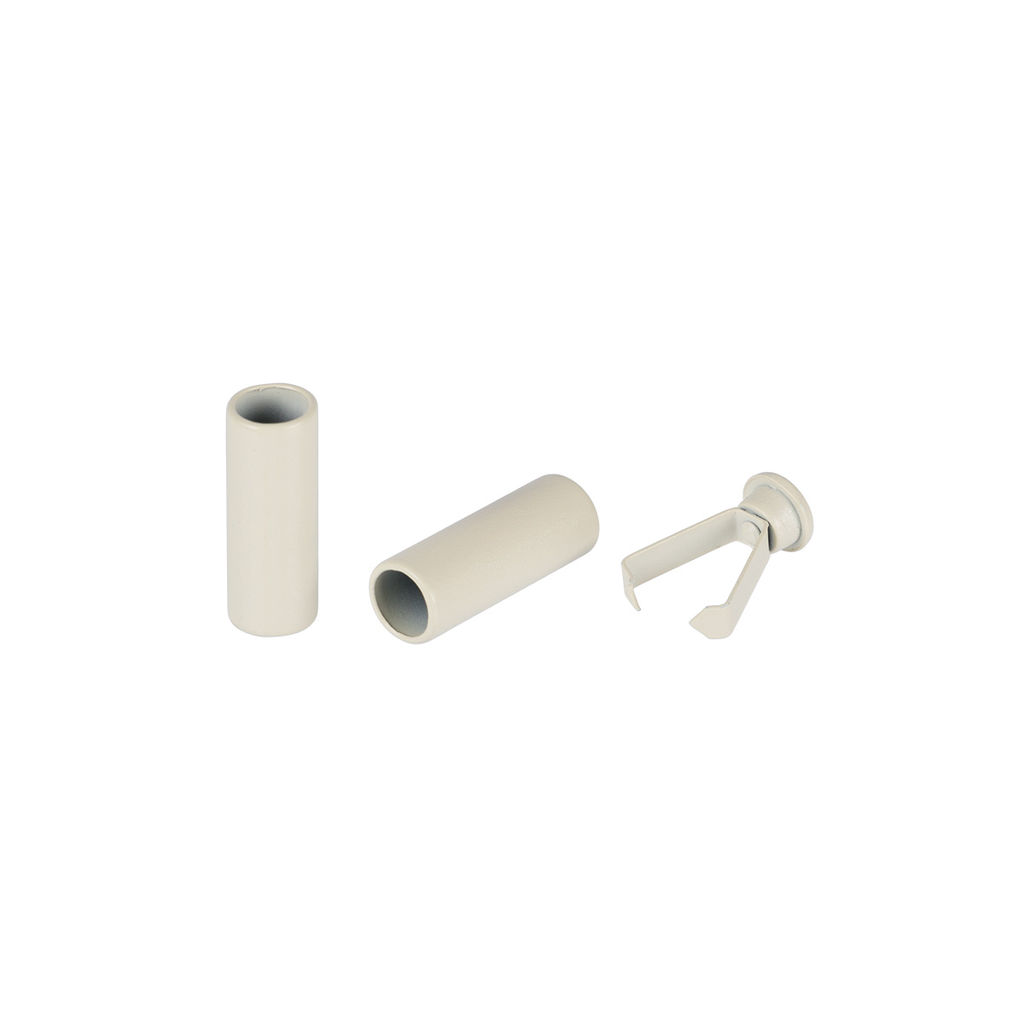 Концевик металл Gamma GB 1652 цветные в пакете 20 шт №2 Белый