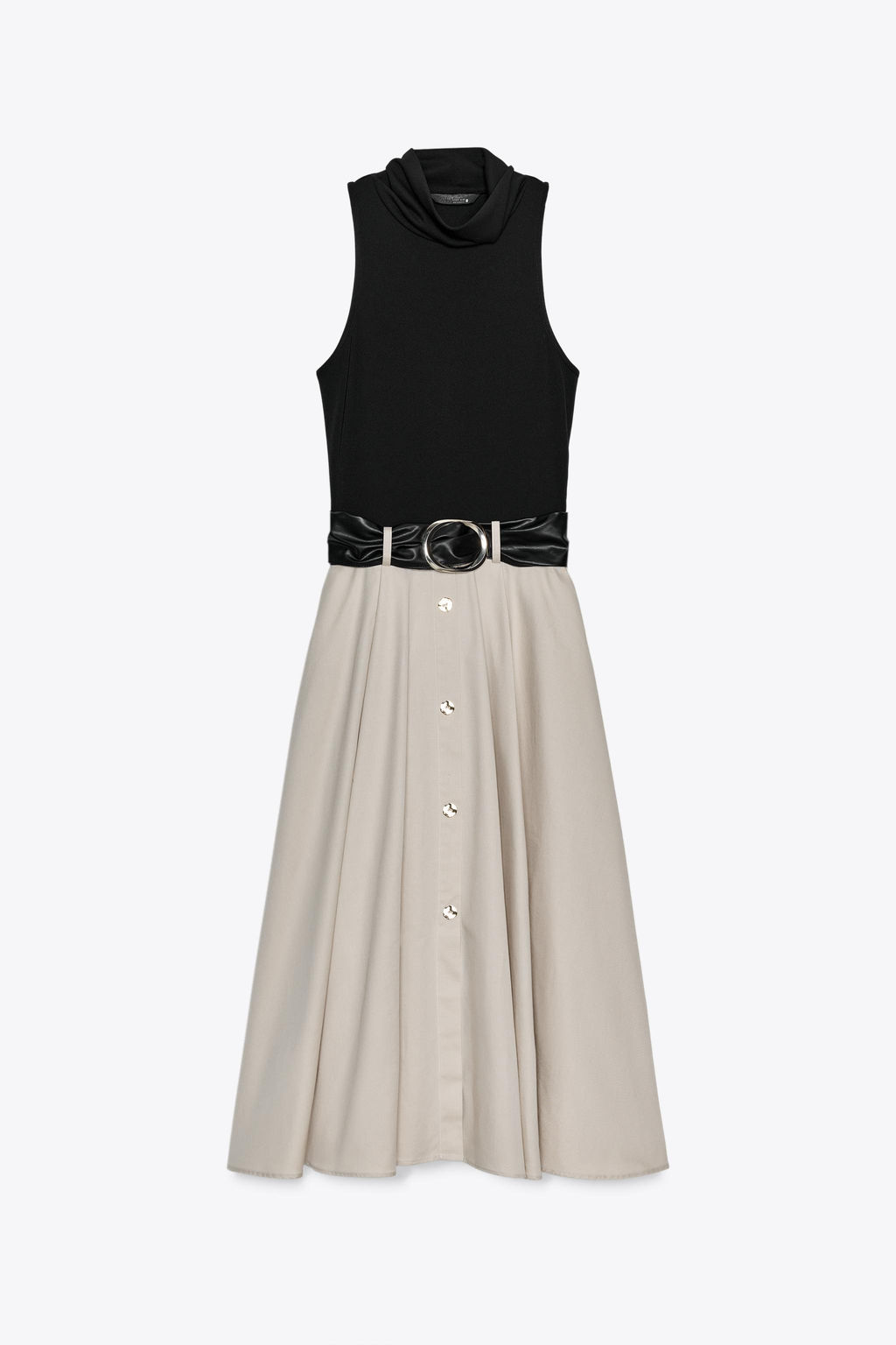 BELTED COMBINATION DRESS - Zara фото 18