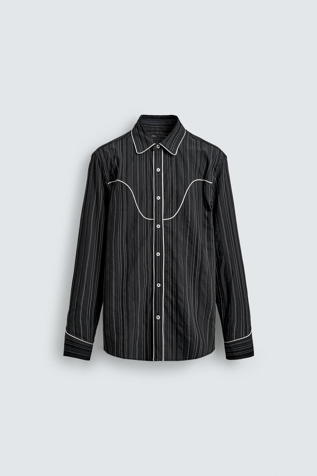 WESTERN SHIRT WITH PIPING - Zara фото 15
