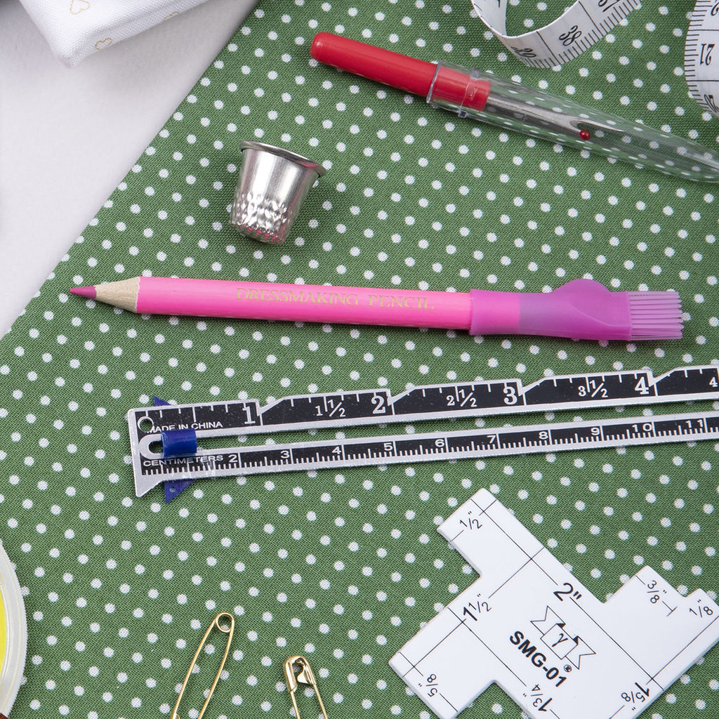 Gamma SS-015 Линейка швейная металл 15 см х 1.6 см в блистере