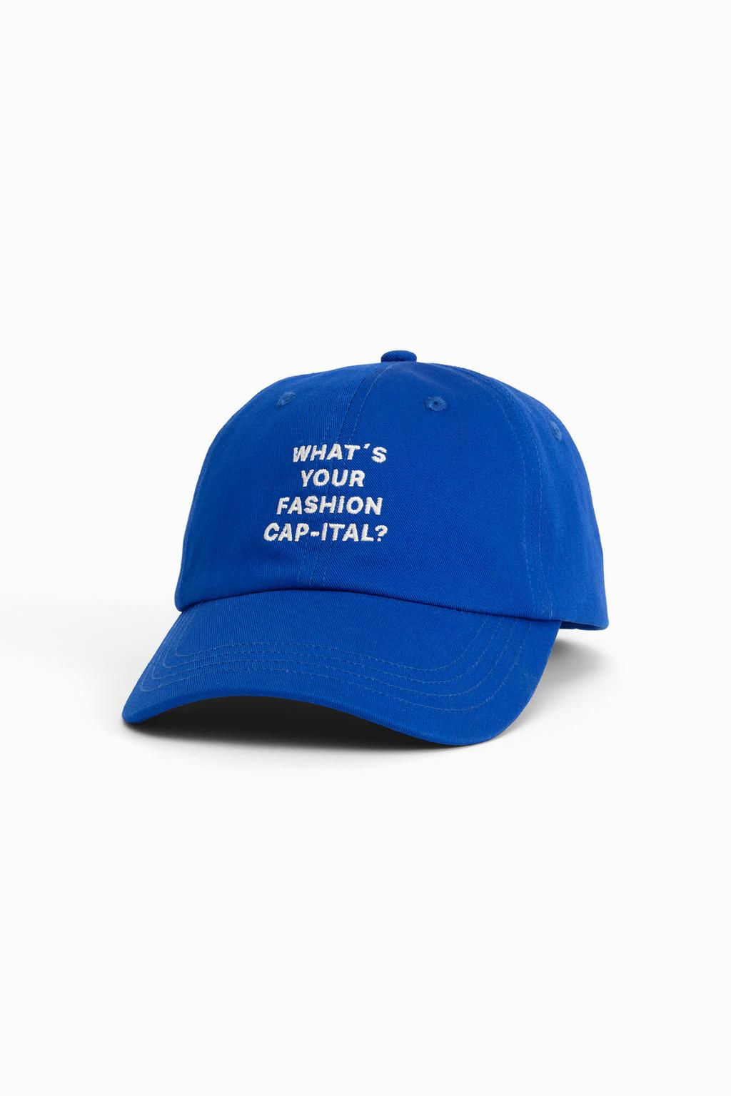 ZARA STYLENOTCOM SLOGAN CAP