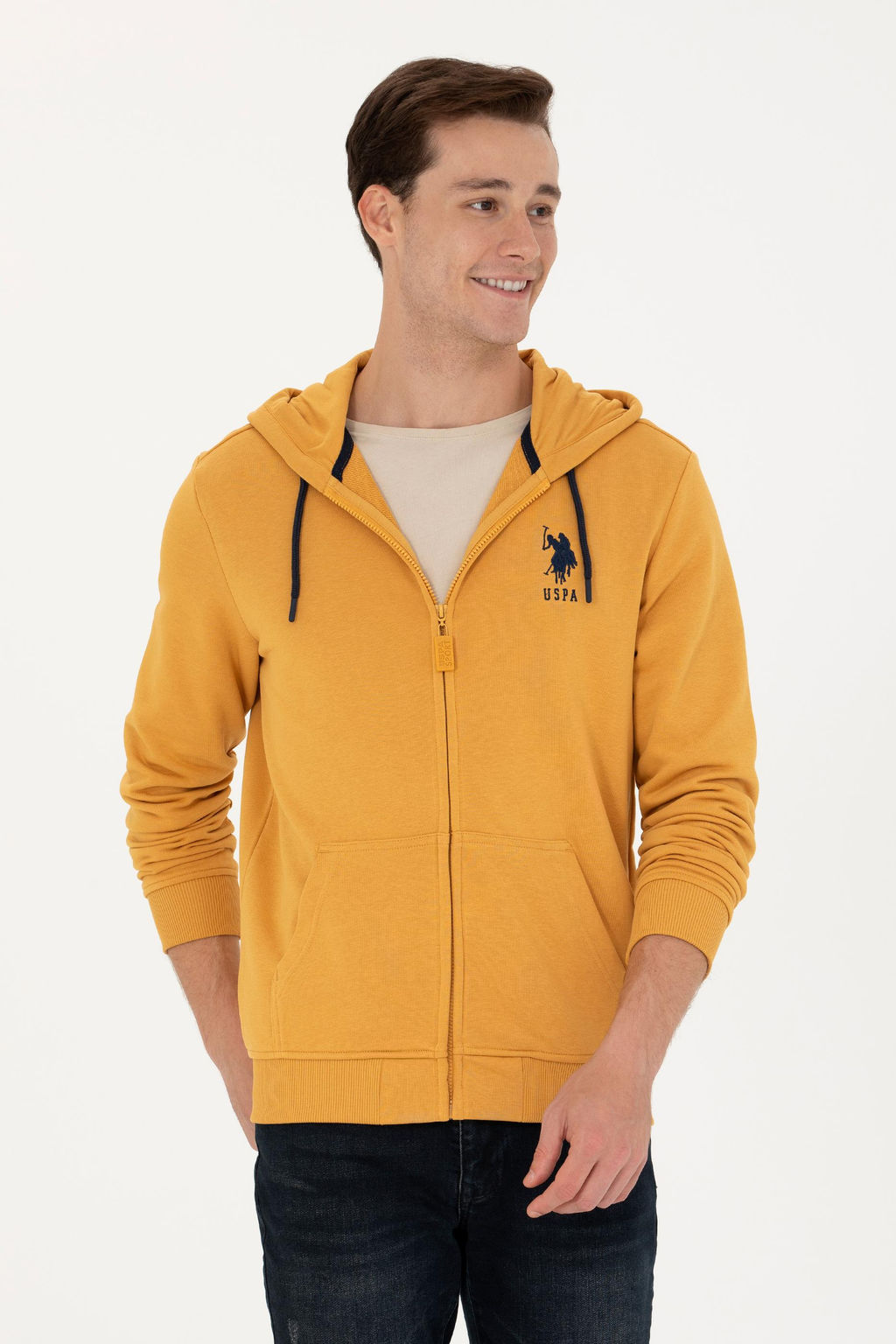 U. S. Polo Assn / Мужской горчичный свитшот - U.s. polo assn фото 15
