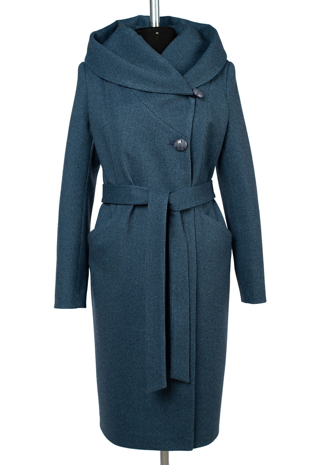 Пальто женское демисезонное (пояс) - El podio фото 7