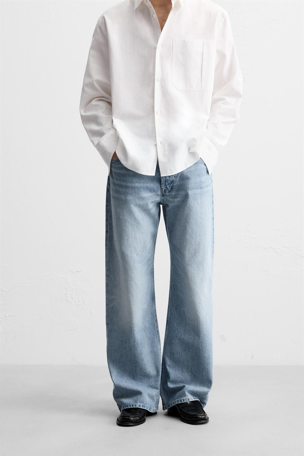 BAGGY FLARE FIT JEANS - Zara фото 10