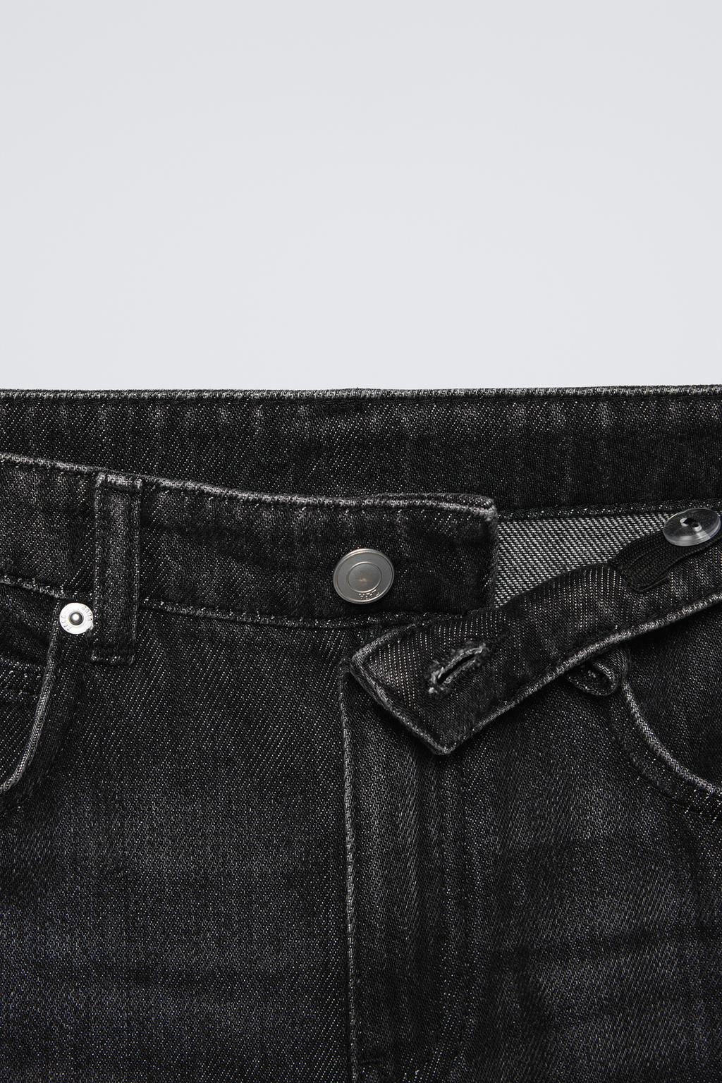 STUDDED WIDE-LEG JEANS - Zara фото 3