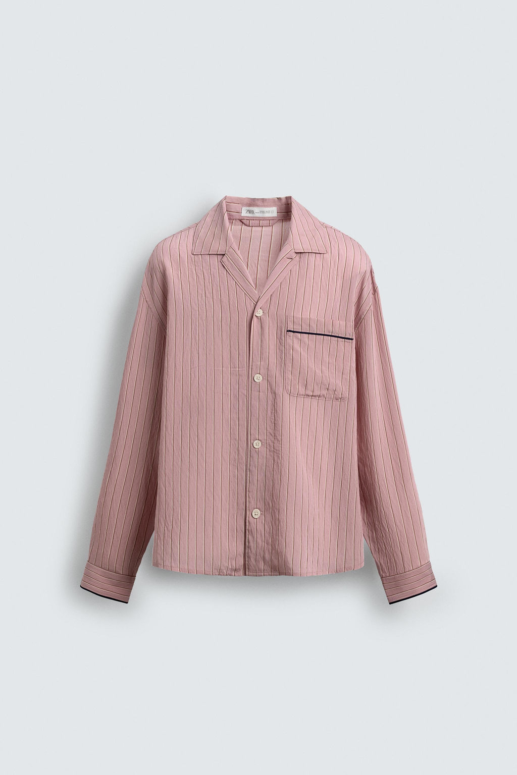 STRIPED FLOWING SHIRT - Zara фото 15