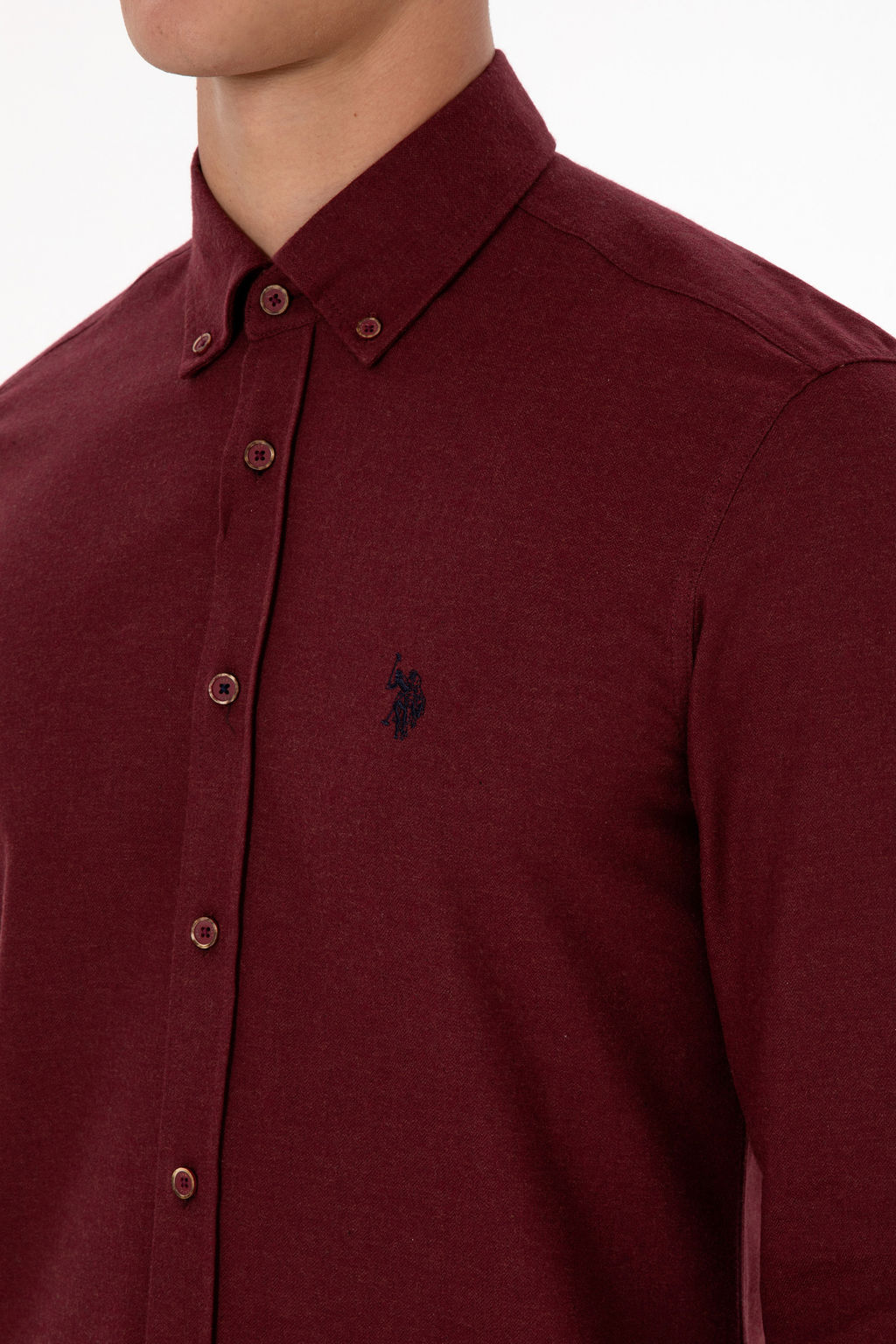 Erkek Bordo Uzun Kollu Basic G_mlek Sepette S_rpriz _ndirim - U.s. polo assn фото 14
